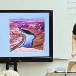 Demonstration of a lesson from our Fire Ecology Learning Lab in a classroom